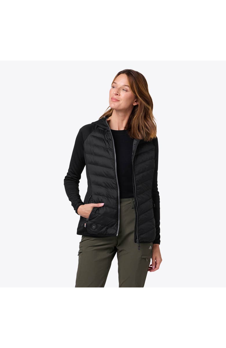 Mobile Warming Ventani Hybrid Packable Heated Jacket, Alternate, color, Black