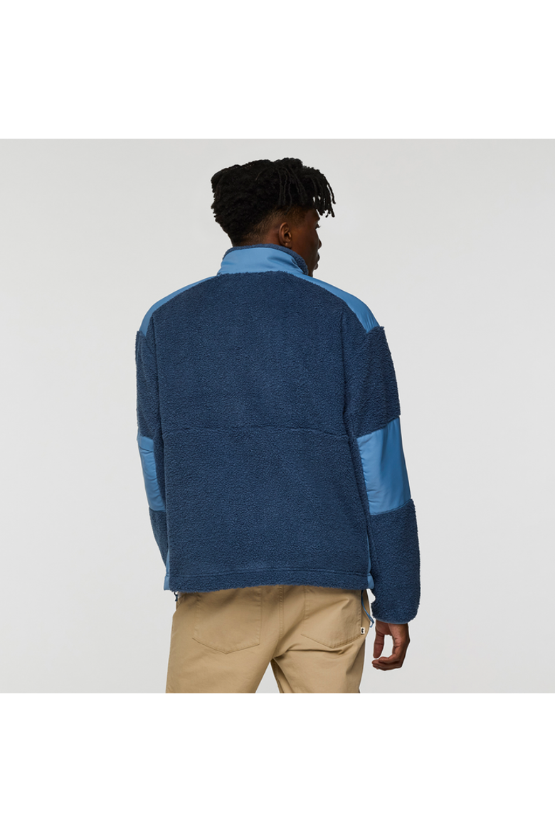 Bacano Fleece Jacket - Men's, Alternate, color, Deep Sea and Fjord