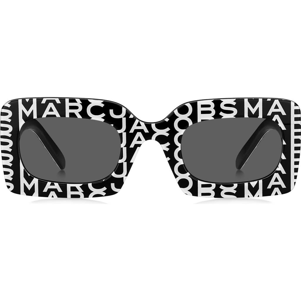 Marc Jacobs Monogram Rectangular-frame Sunglasses