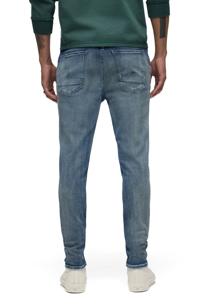 Zack Distressed Skinny Jeans, Alternate, color, DARK SHADOW