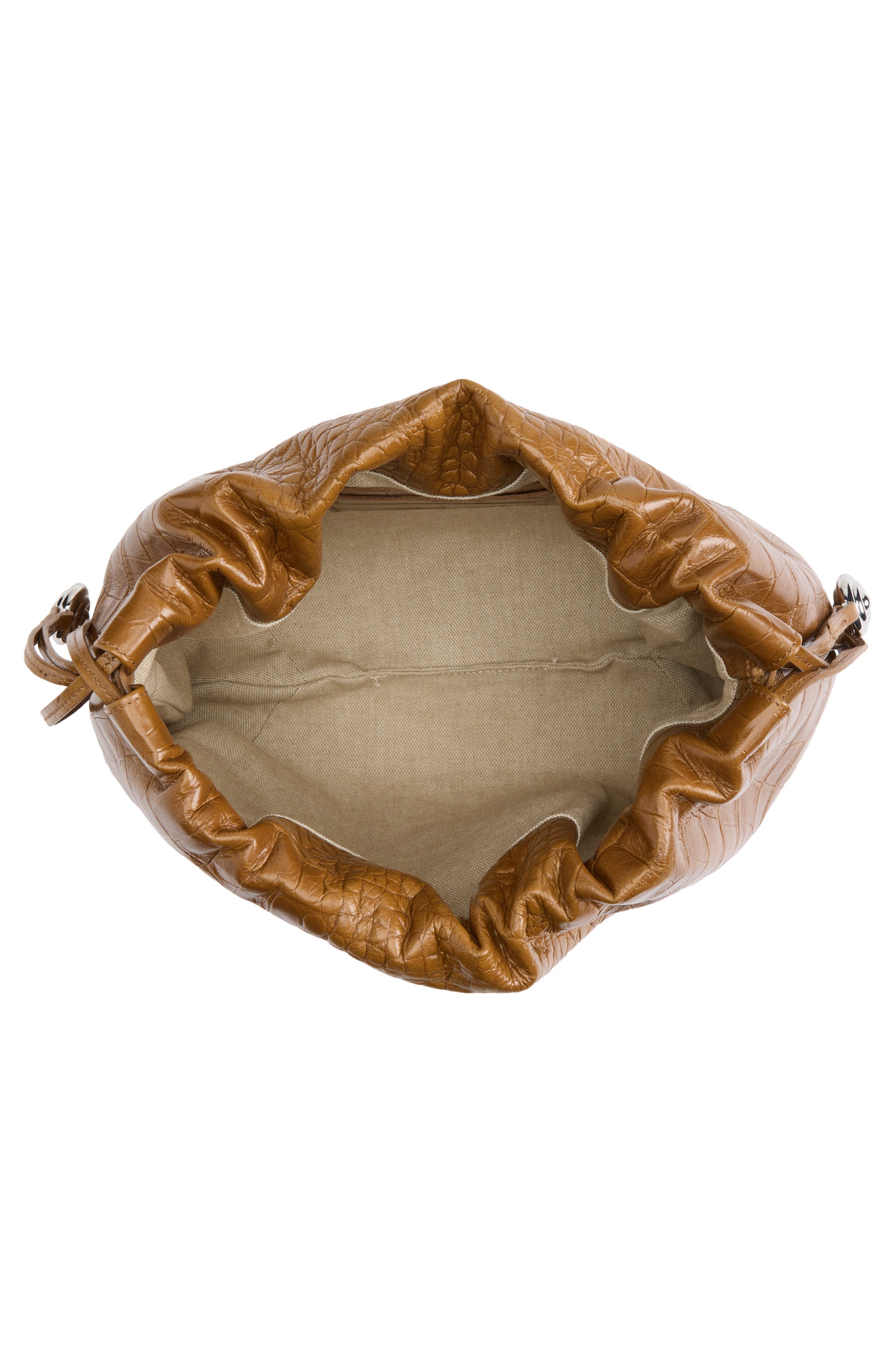 LIFFNER Charm Pouch Embossed Leather Shoulder Bag, Alternate, color, 