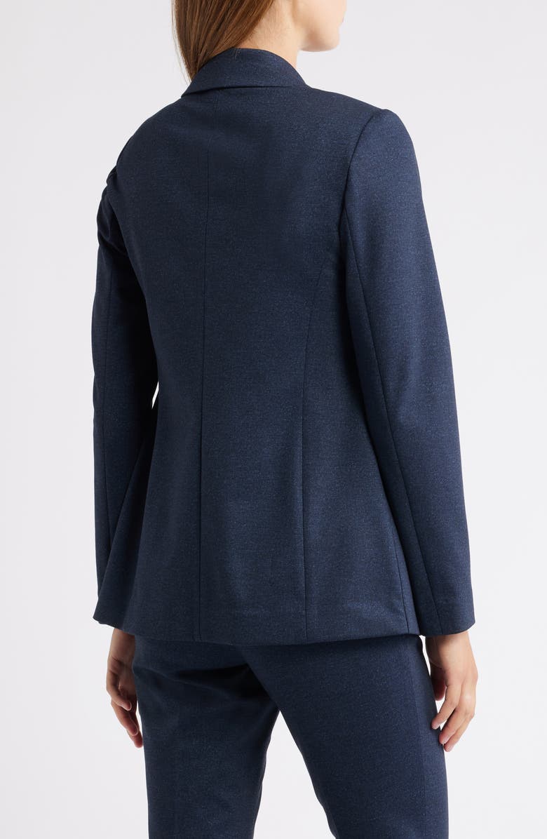 Anne Klein Double Breasted Jacket, Alternate, color, Mid Blue