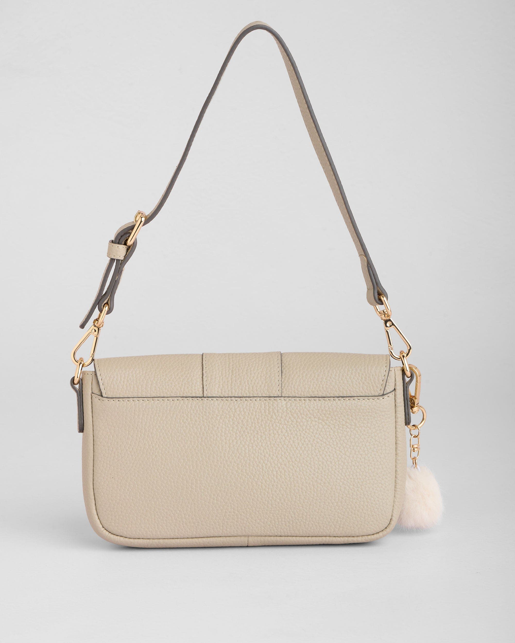 Pom Pom London Chelsea Wallet Crossbody Bag, Alternate, color, Stone