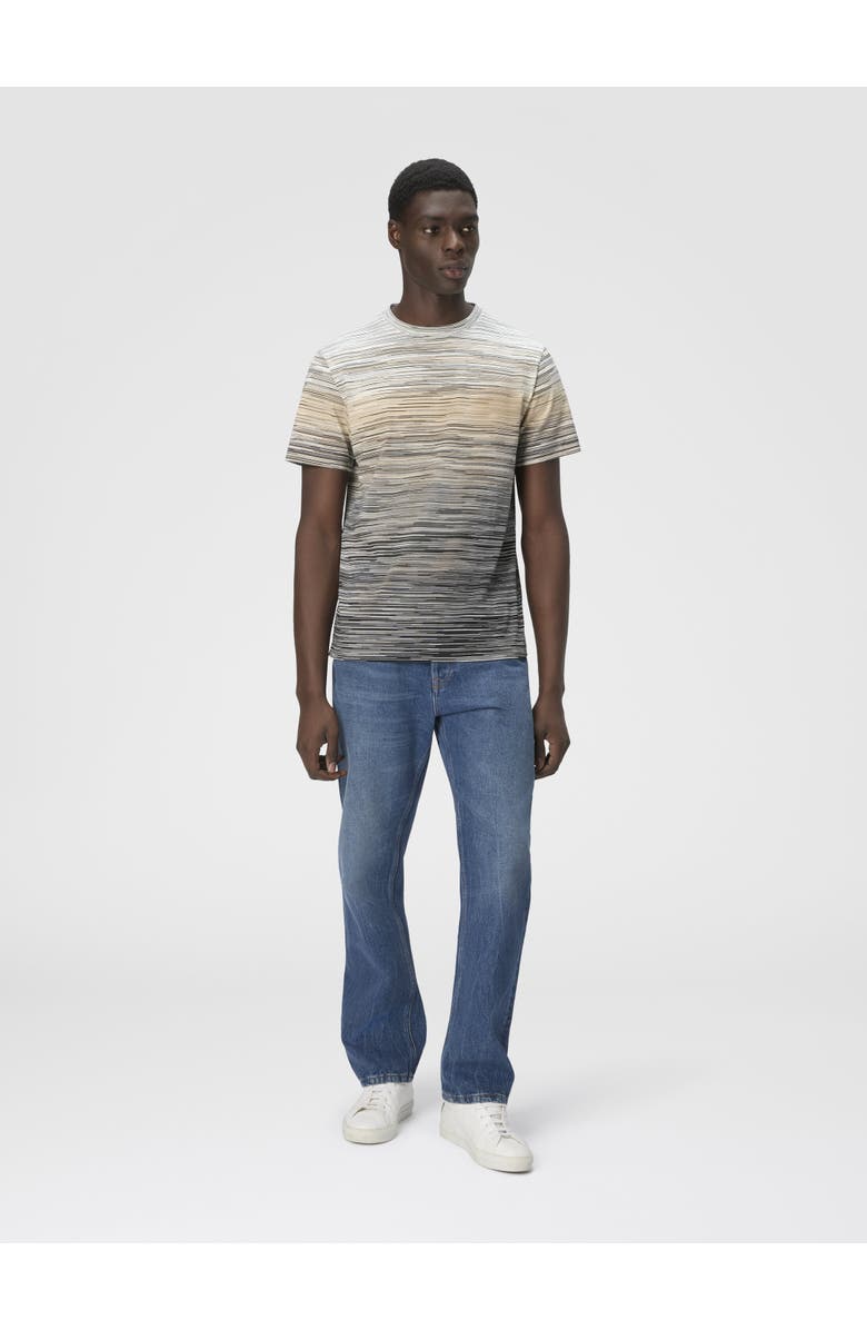 Missoni T-shirt With Faded Flame Pattern, Alternate, color, Grey