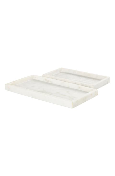 Marble Tray - Set of 2