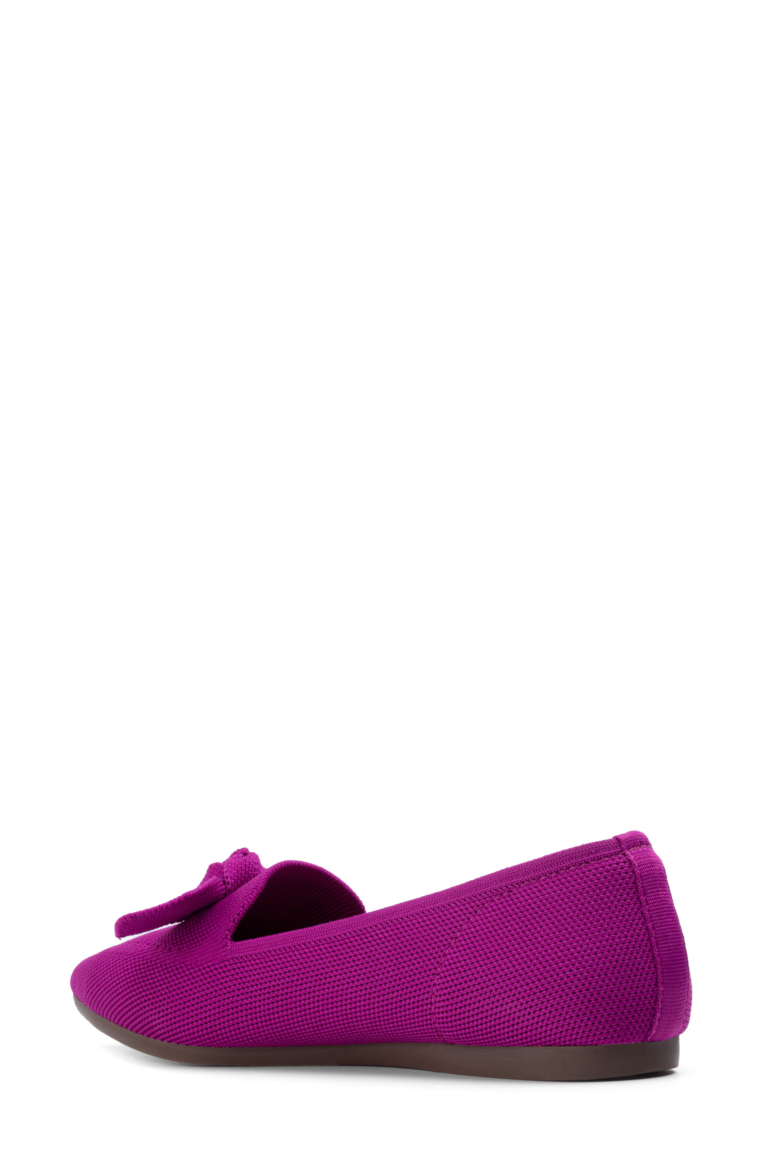 Me Too Annora Bow Pointed Toe Flat, Alternate, color, Dk Magenta