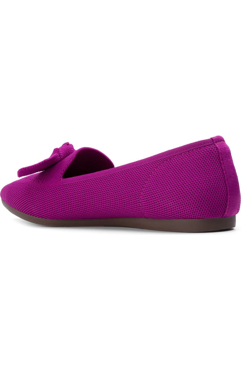 Me Too Annora Bow Pointed Toe Flat, Alternate, color, Dk Magenta