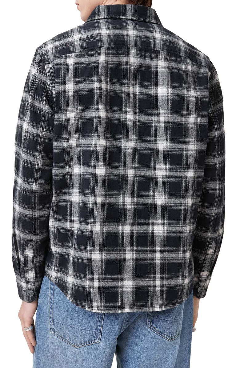 AllSaints Hamura Plaid Long Sleeve Shirt, Alternate, color, 