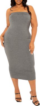BUXOM COUTURE Tube Midi Dress