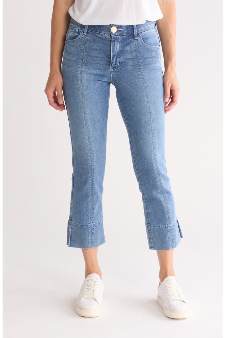 High Waist Kick Flare Jeans, Main, color, LIGHT BLUE