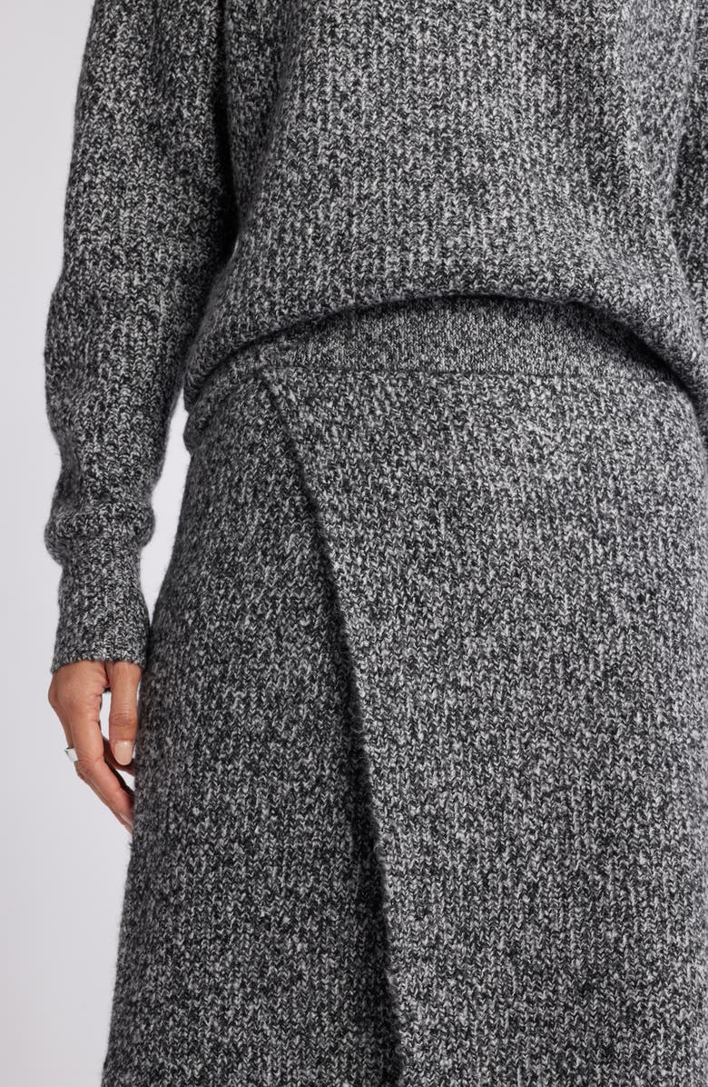 Nordstrom Faux Wrap Sweater Midi Skirt, Alternate, color, 