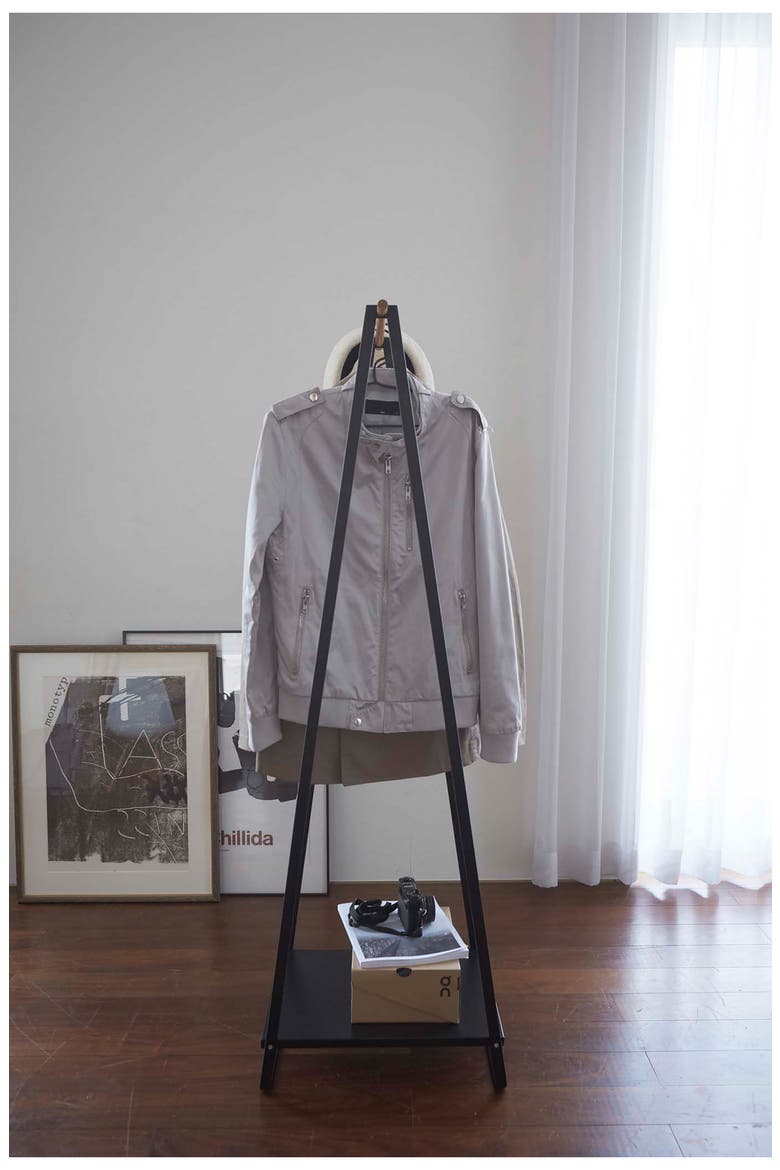 Freestanding Hanging Rack, Alternate, color, BLACK