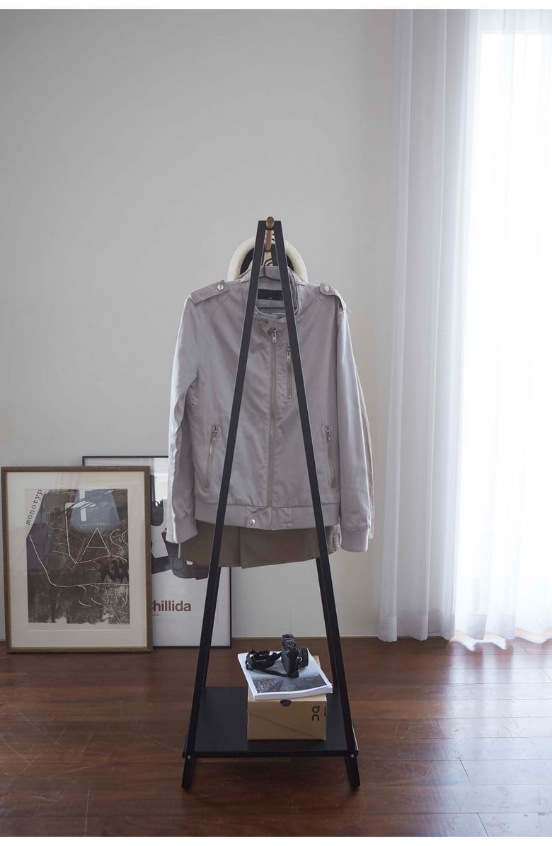 Yamazaki Freestanding Hanging Rack, Alternate, color, Black