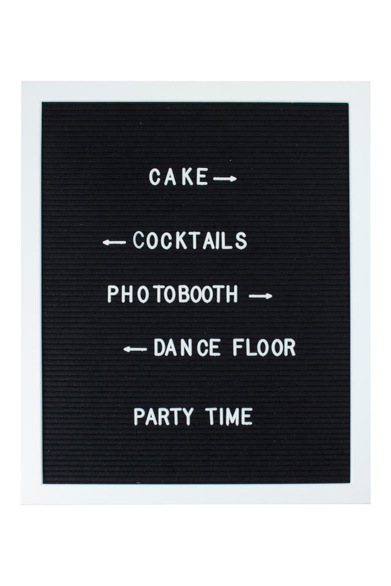 DIY Mix & Match Felt Letter Board, Main, color, BLACK