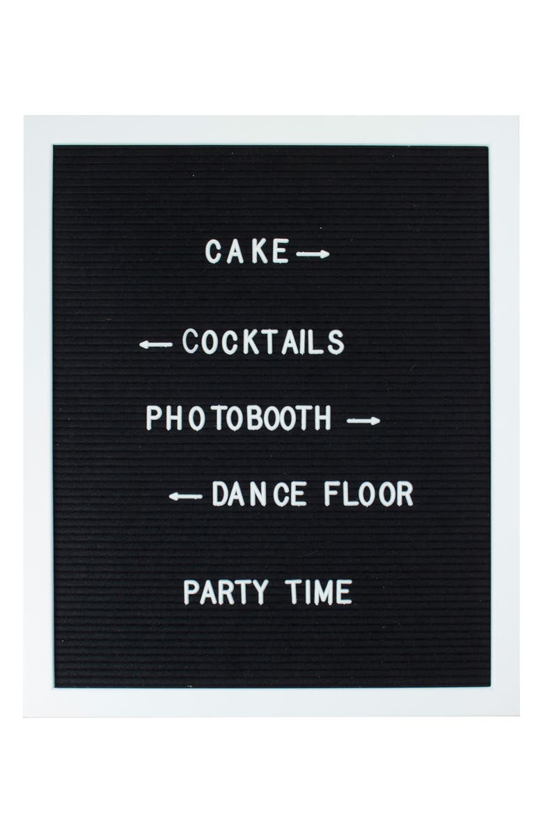 Talking Tables DIY Mix & Match Felt Letter Board, Main, color,