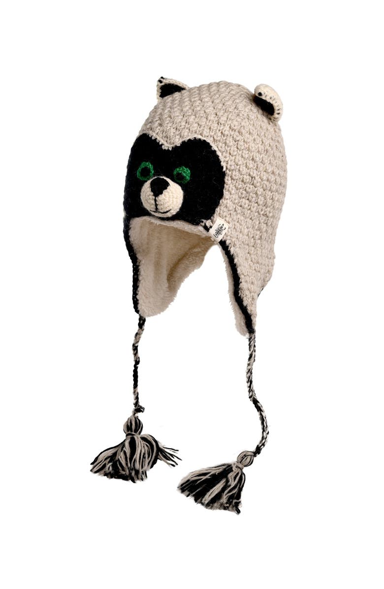 Nirvanna Designs Crochet Rockey Racoon Hat, Alternate, color, 