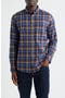 selected Navy/ Brown Large Plaid