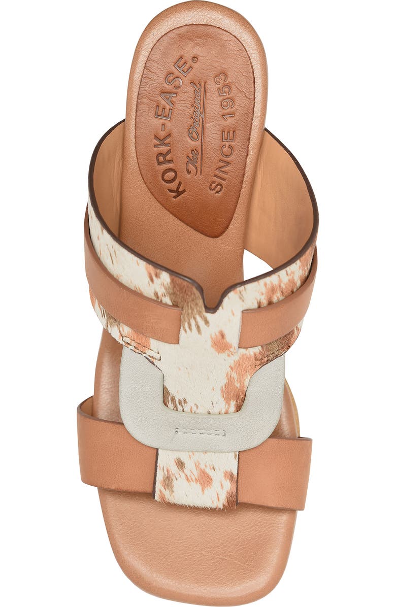 Kork-Ease<sup>®</sup> Brynn Mule Sandal, Alternate, color, Tan/ Blue Multi Calf Hair