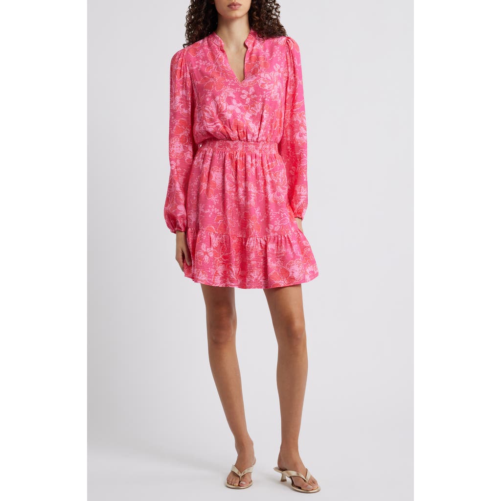 Lilly Pulitzer® Axton Floral Fit & Flare Dress in Sun Shell Pink Big Party  product