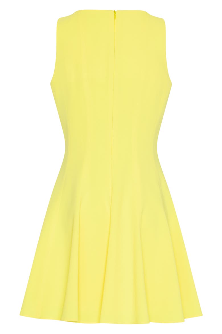 Sleeveless Fit & Flare Minidress, Alternate, color, YELLOW