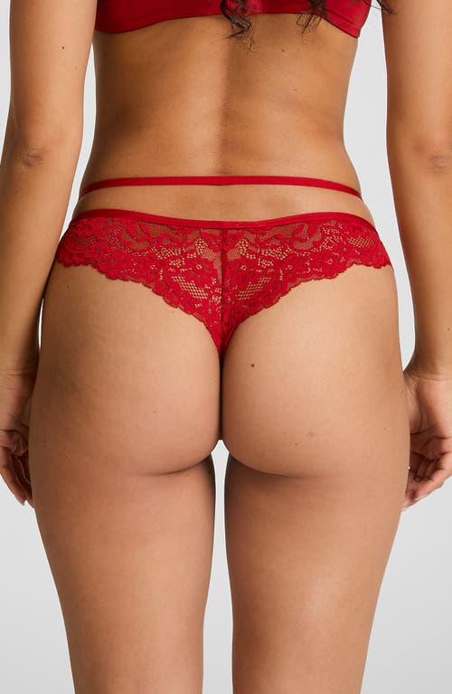 Hunkemoller Hunkemöller 5-pack Brazilian Panties In Red