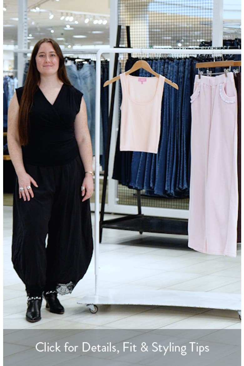 Linda RIb Scoop Neck Tank video
