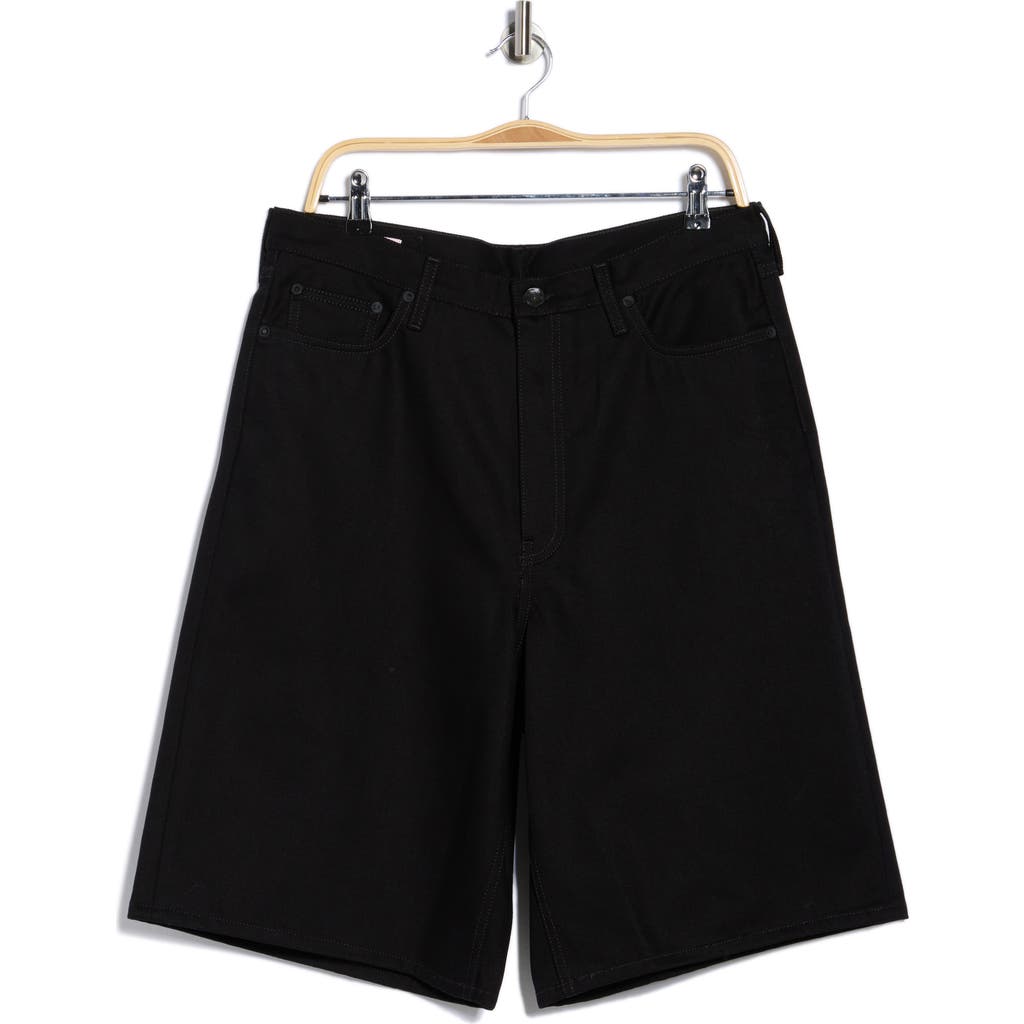 Off-white Single Arrow Skate Denim Shorts In Multi