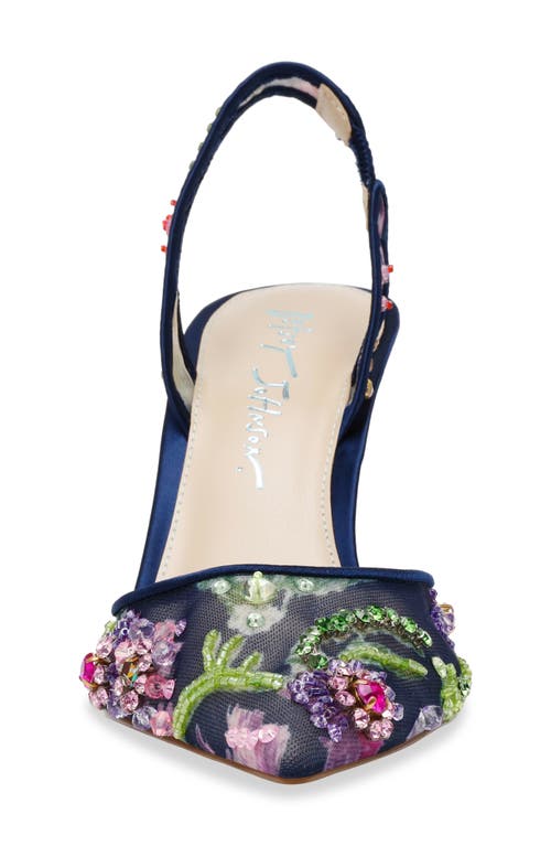 BETSEY JOHNSON BETSEY JOHNSON VELMA POINTED TOE SLINGBACK PUMP 