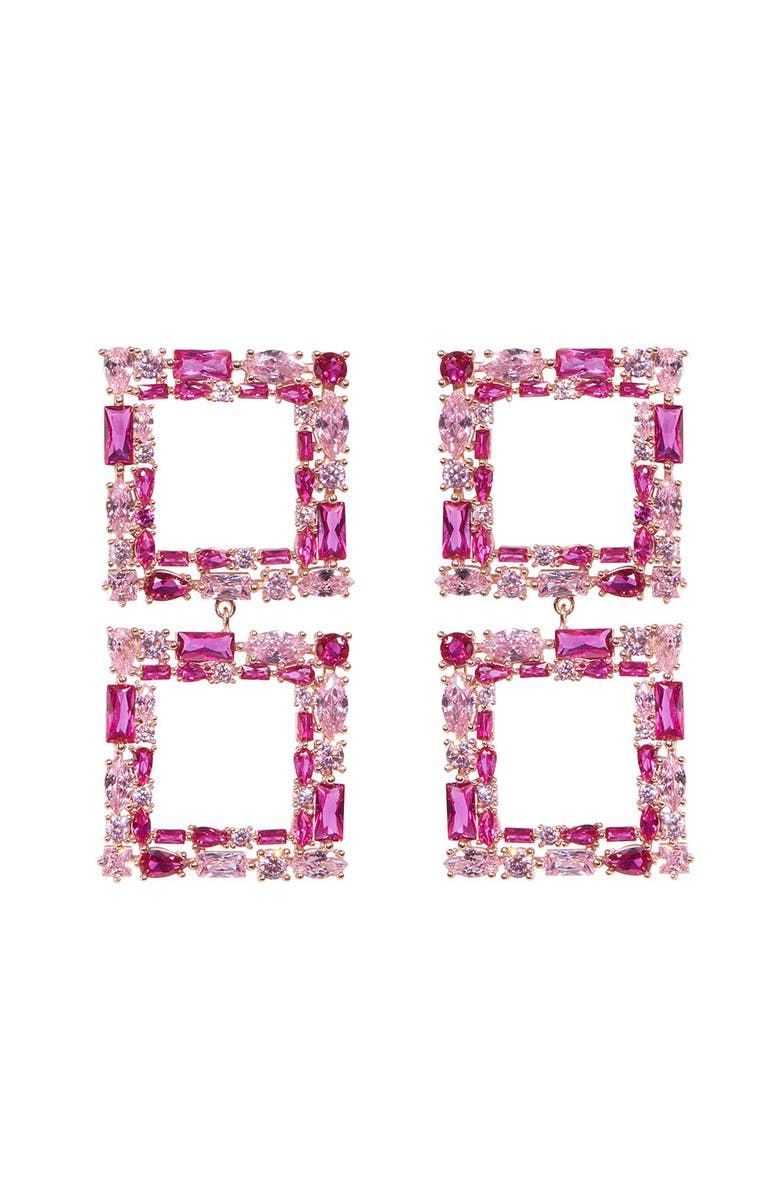 NICKHO REY Katie Earring, Main, color, Pink Ombré/Rose Gold