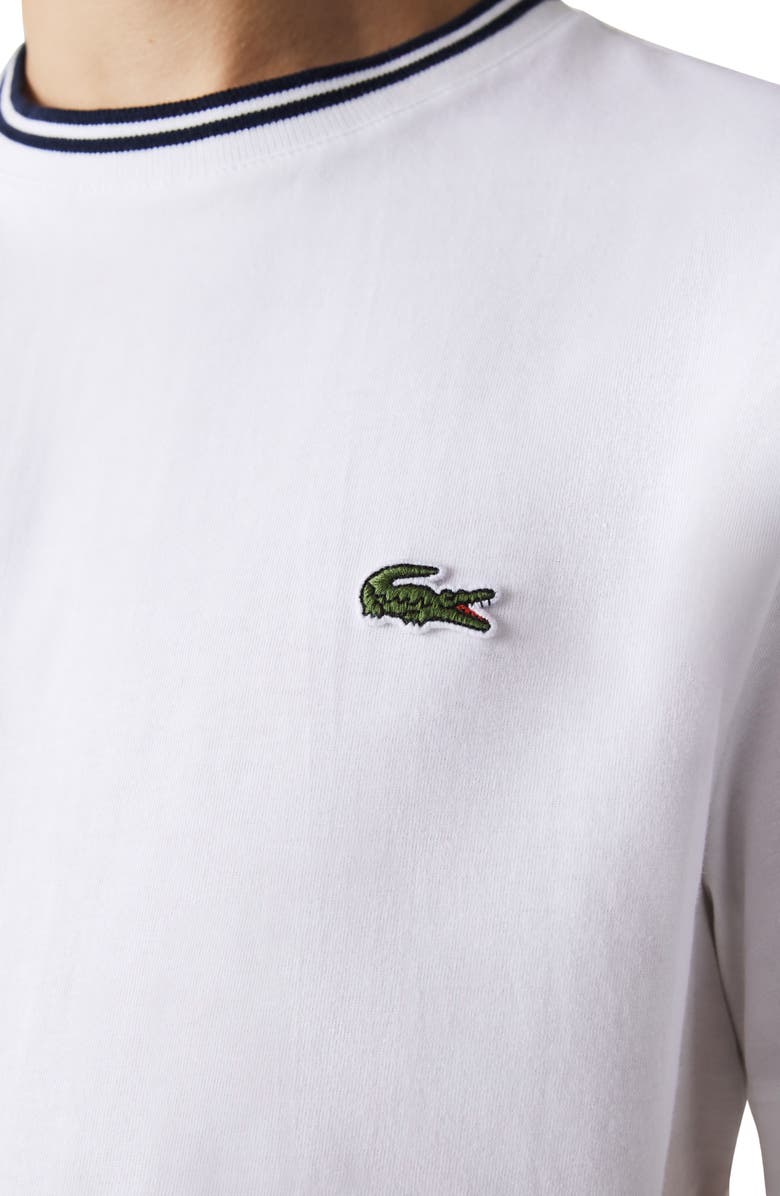 Lacoste Men's Logo Tipped T-Shirt, Alternate, color, 