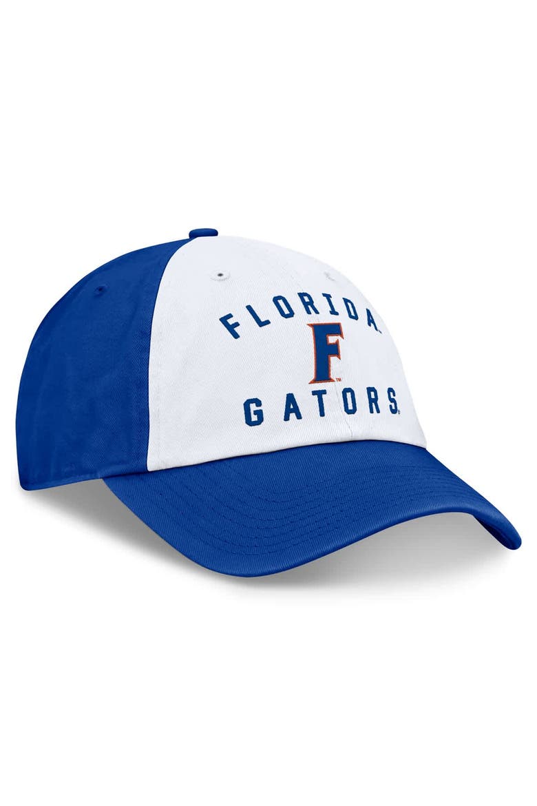 Men's Top of the World White/Royal Florida Gators Heritage Weston Adjustable Hat, Alternate, color, White