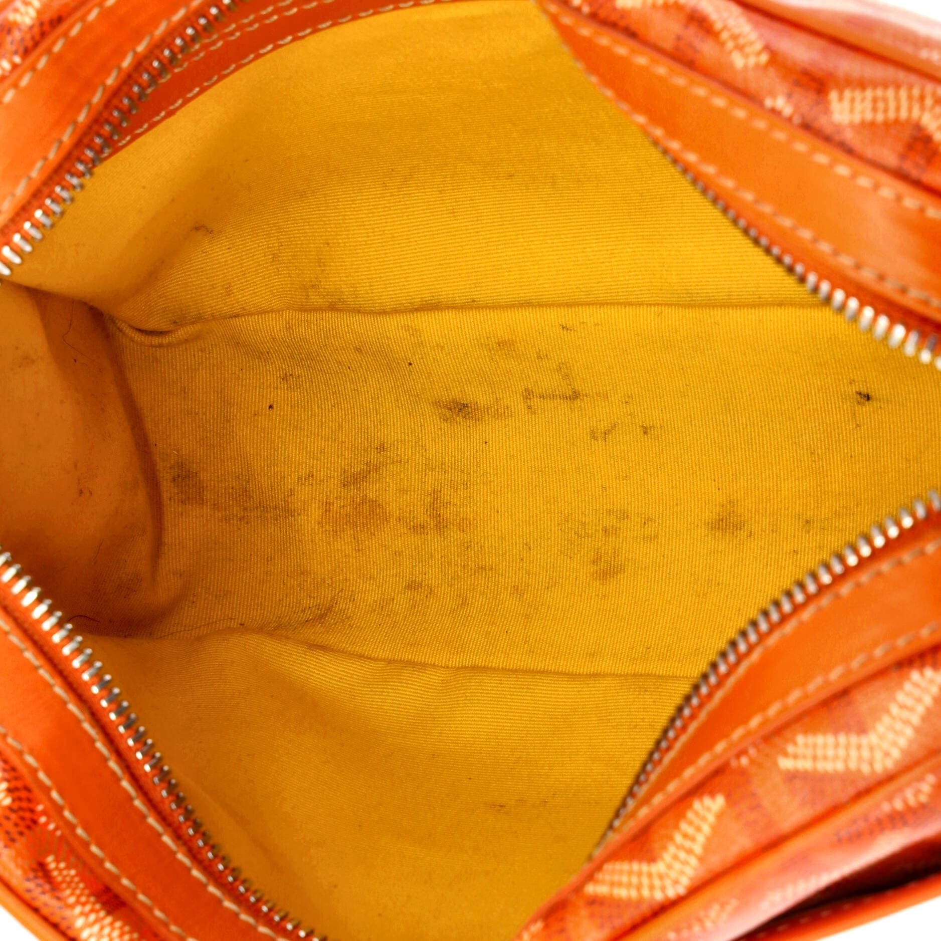 Pre-Owned Goyard Cap Vert Bag Coated Canvas, Alternate, color, Orange