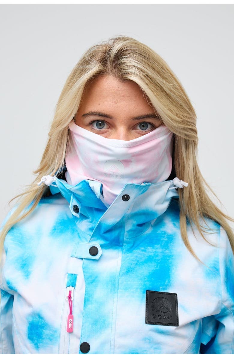 OOSC Neckwarmer - Signature Collection, Main, color, Pink And Blue Tie-Dye