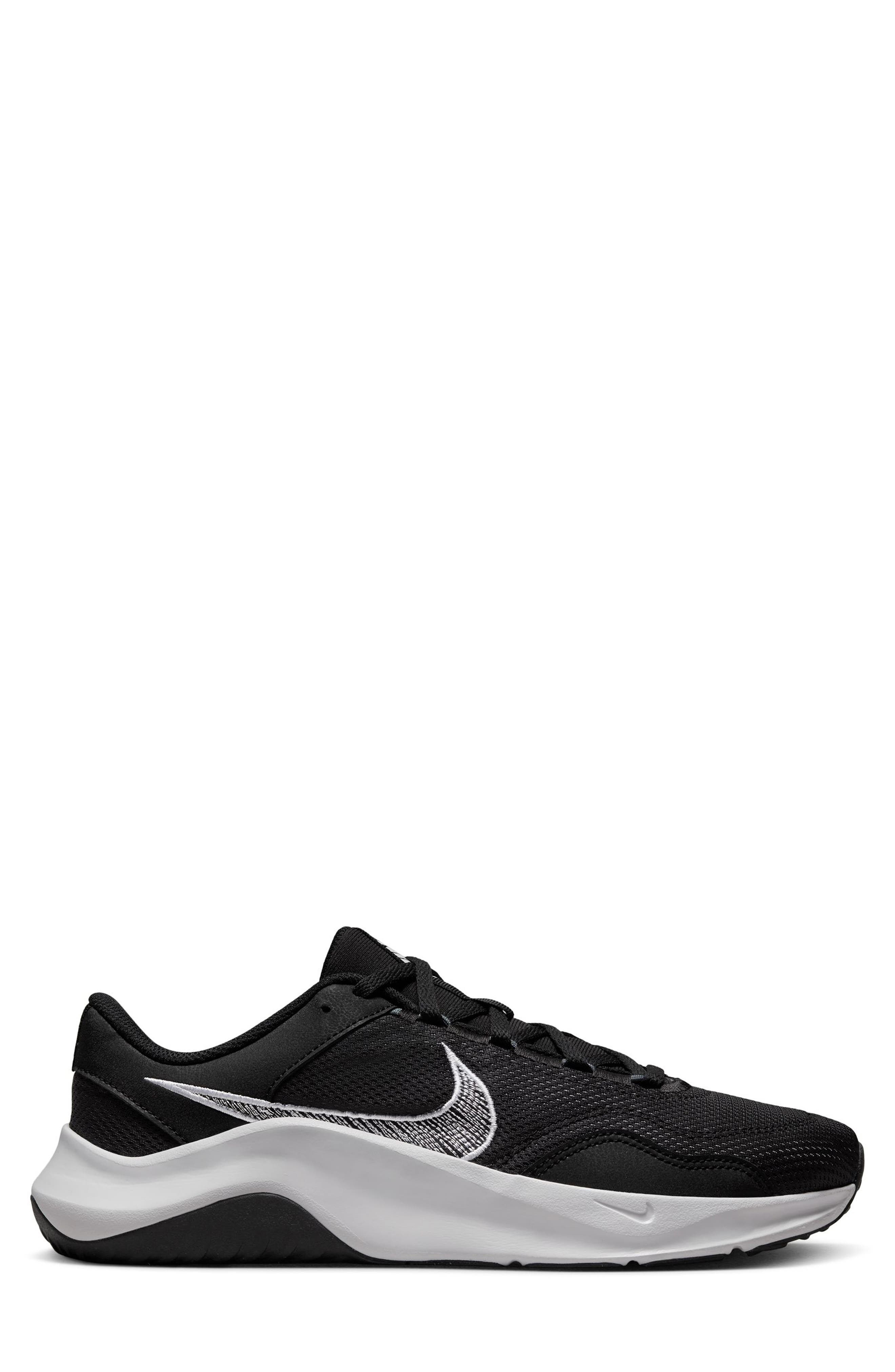 Nike Legend Essential 3 Next Nature Training Shoe, Alternate, color, Black/ White/ Iron Grey