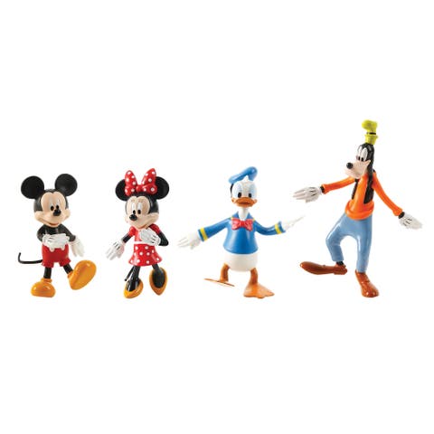 Mickey Mouse 4 Character Pack Disney Action Figures, Ages 3+