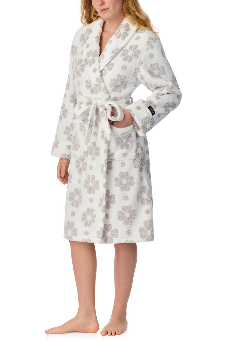 plush robe, Alternate, color, WHITE