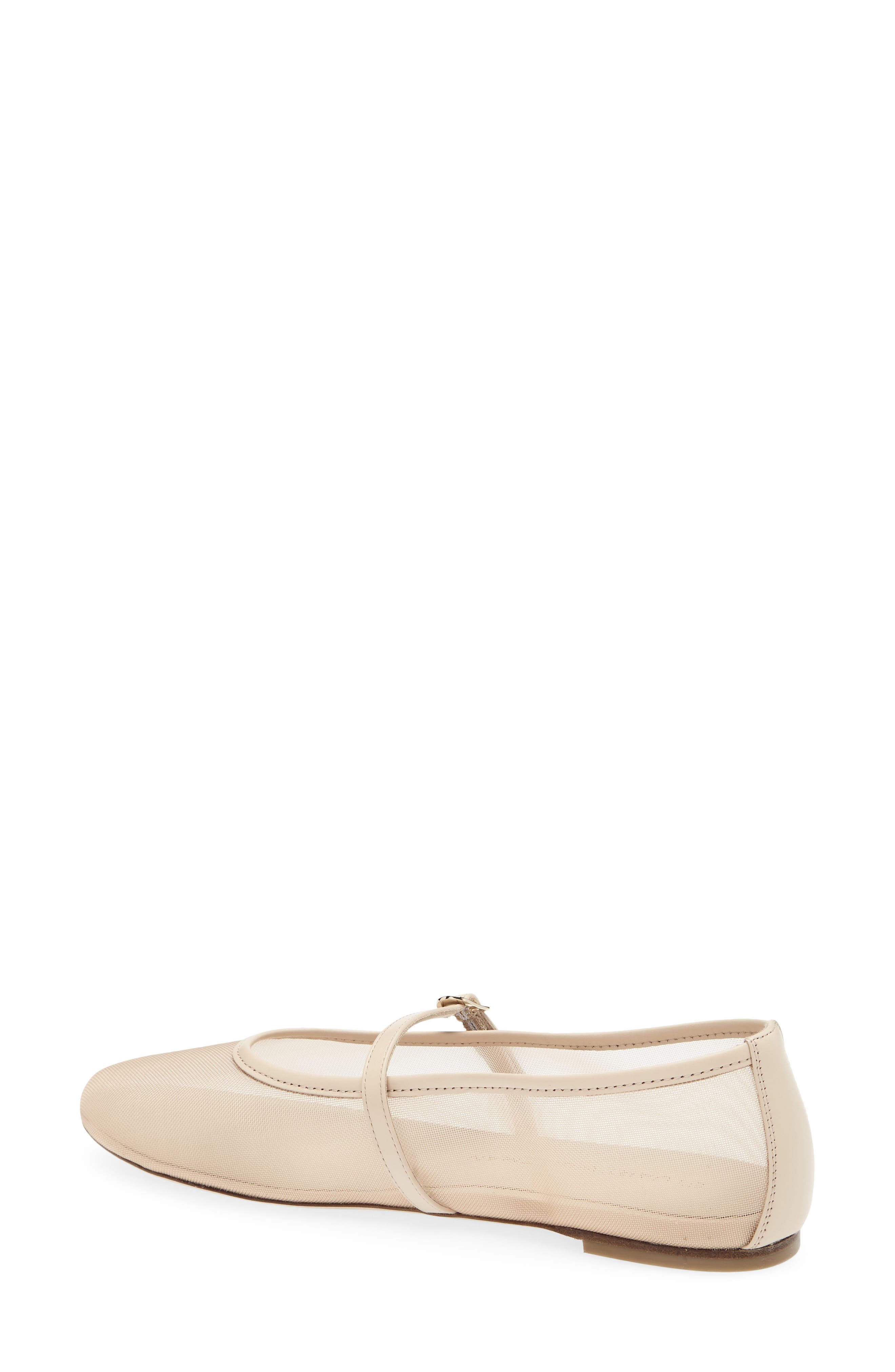 Stuart Weitzman Bareitall Mary Jane Flat, Alternate, color, Beige/Barely Beige