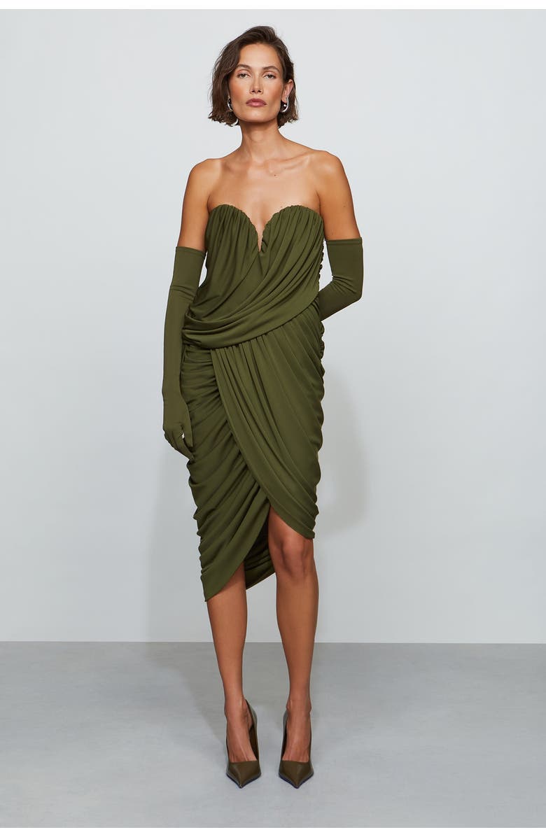 Et Ochs Spencer Midi Dress, Main, color, Moss