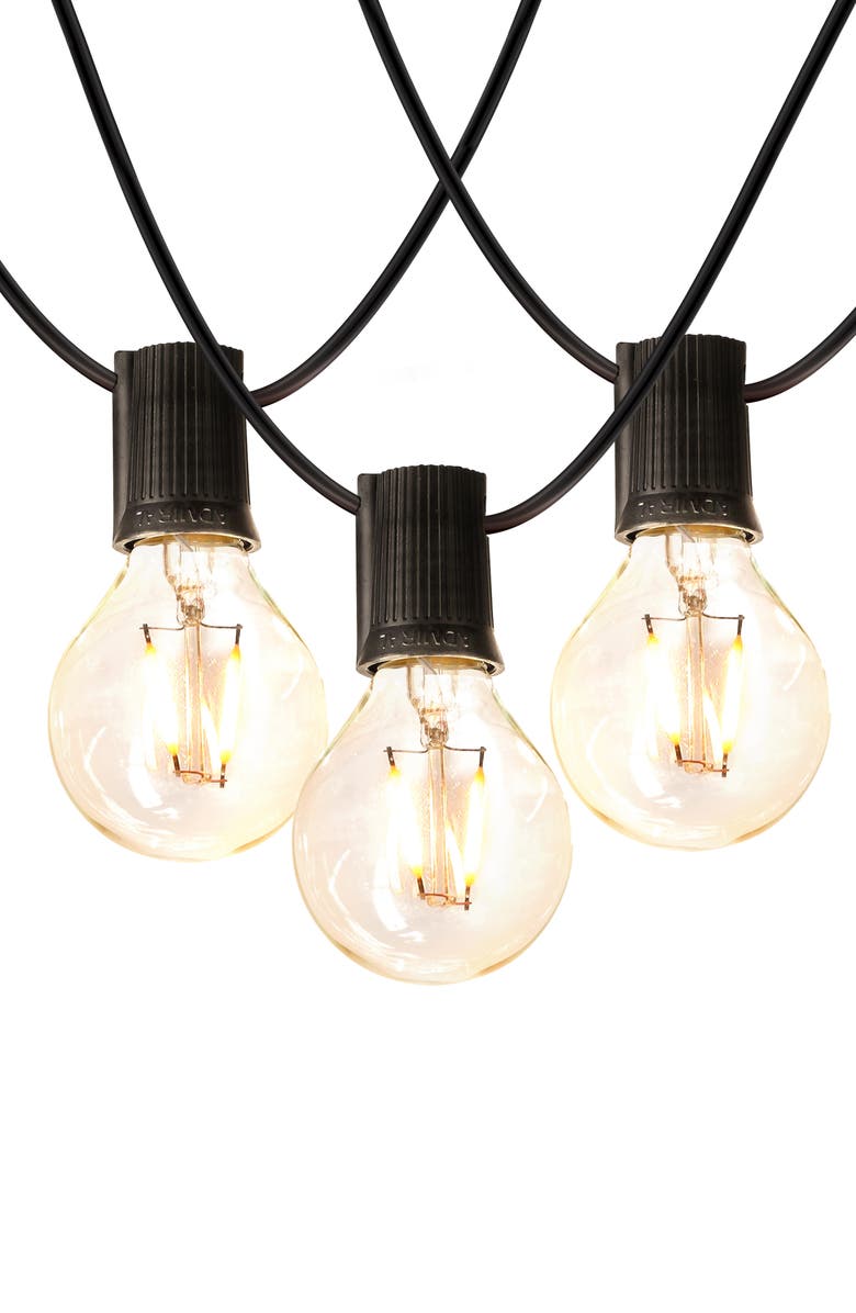 Brightech Ambience Globe LED Outdoor String Lights, Main, color, 