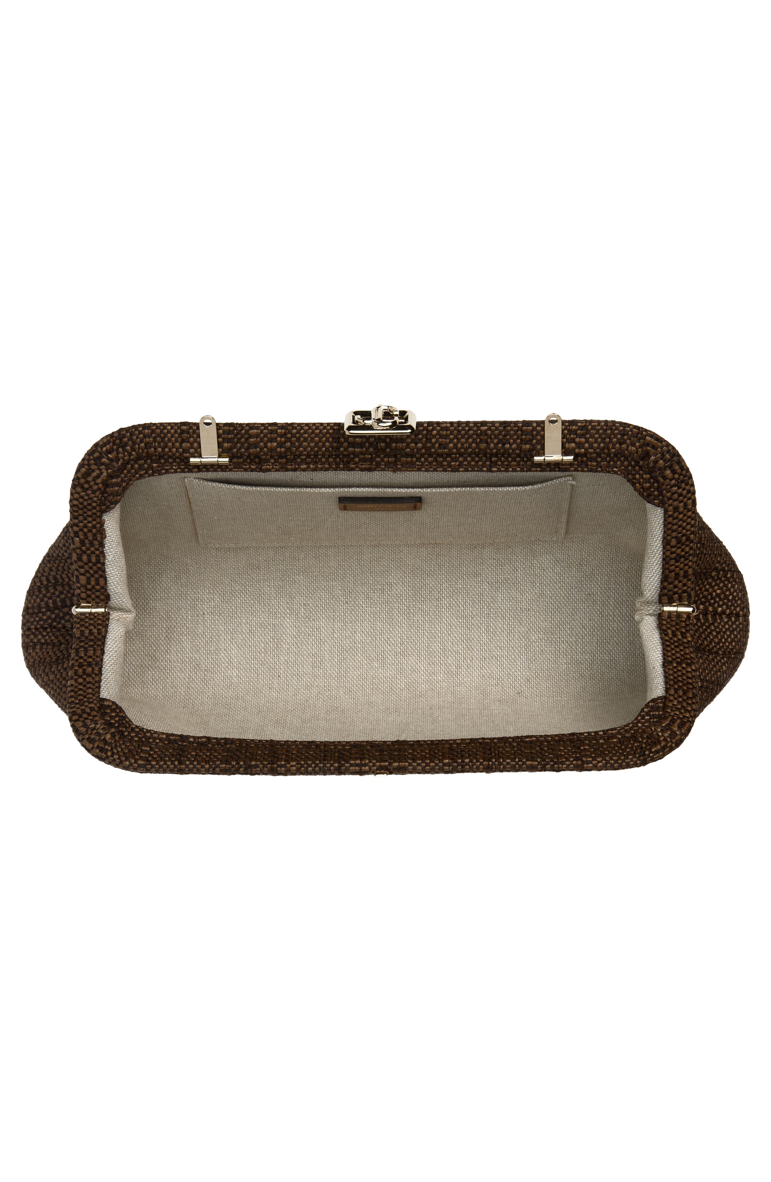 Skylar Raffia Clutch, Alternate, color, TAN/ LIGHT GOLD