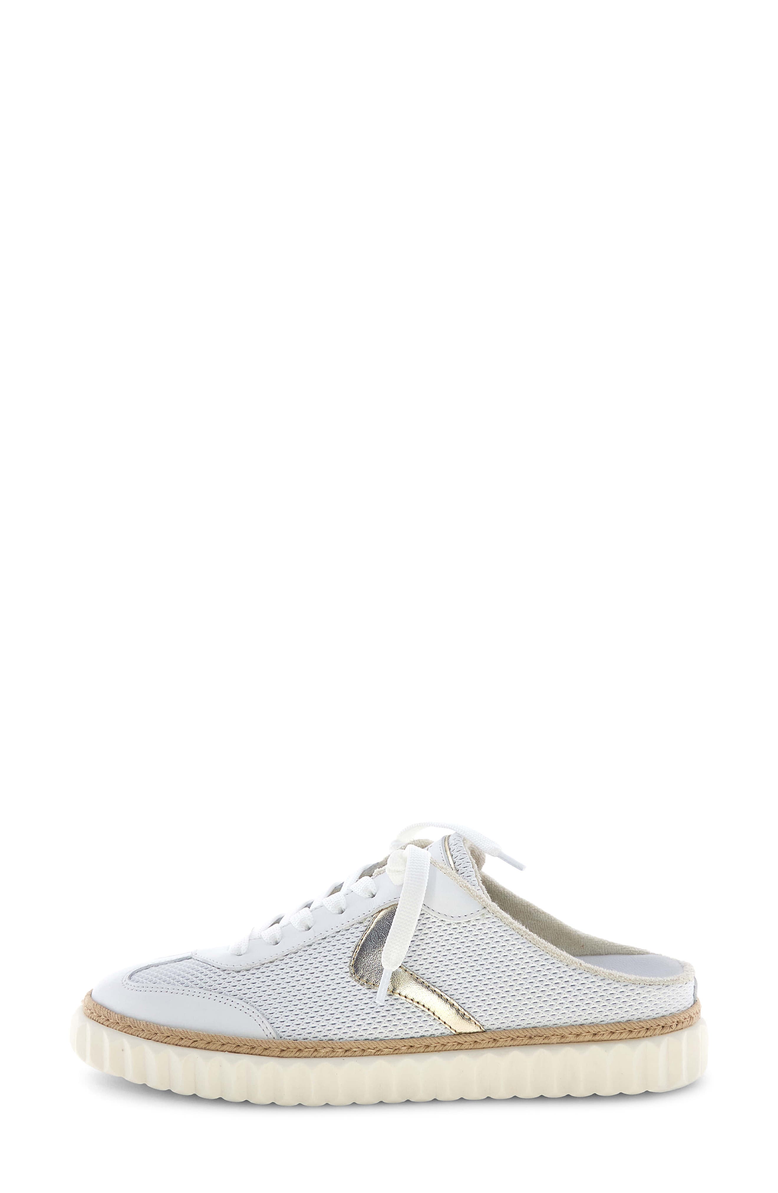 Ines Sneaker Mule, Alternate, color, WHITE