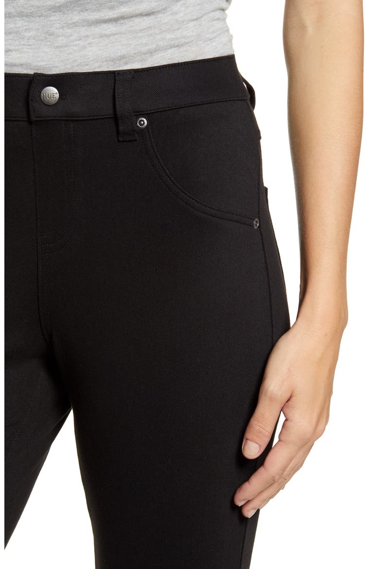 Ultrasoft Denim Leggings, Alternate, color, BLACK