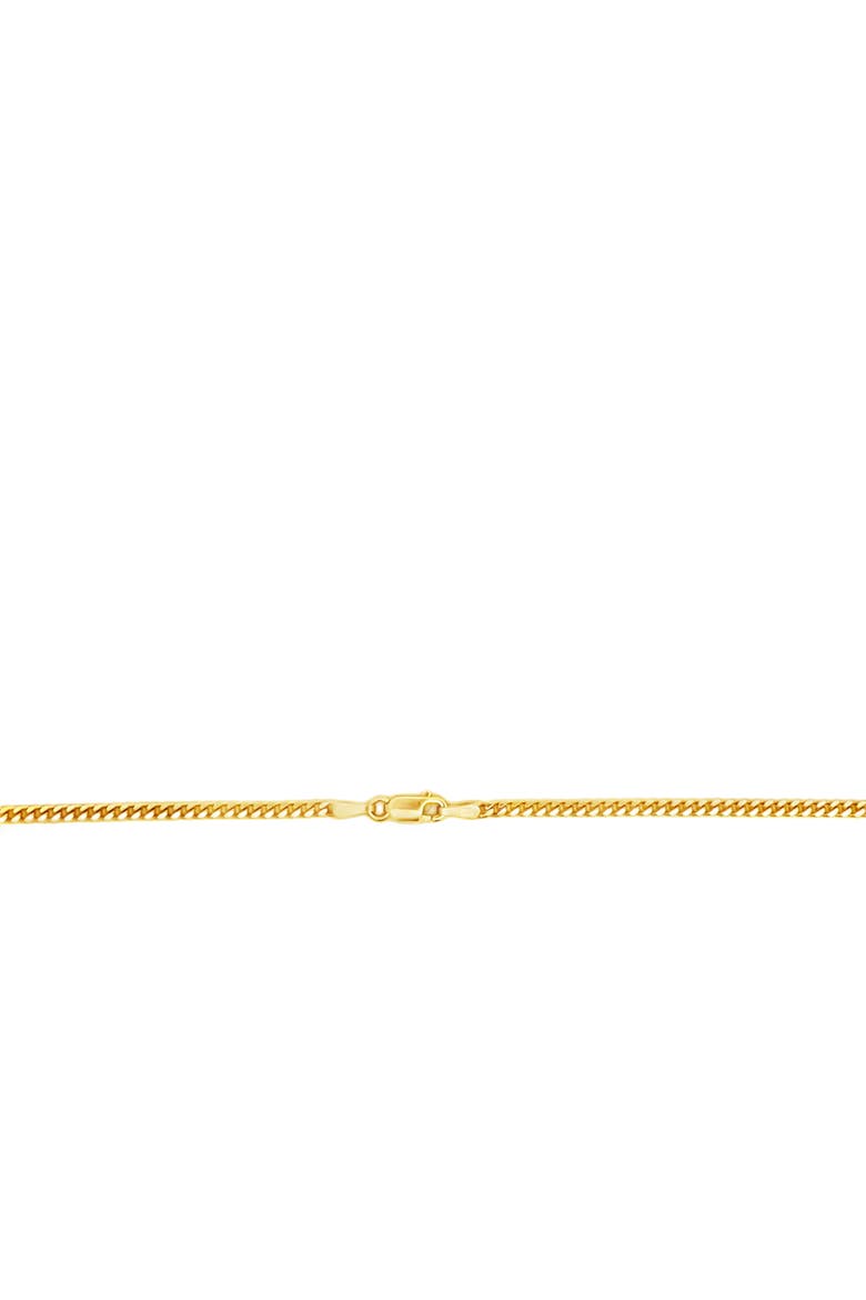 14K Diamond Cut Miami Cuban Link 2.3mm 18in Chain Necklace, Alternate, color, Yellow Gold