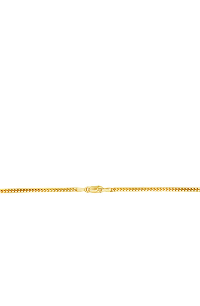 Ancona Jewelry 14K Miami Cuban Link 3.5mm 20in Chain Necklace, Alternate, color, Yellow Gold