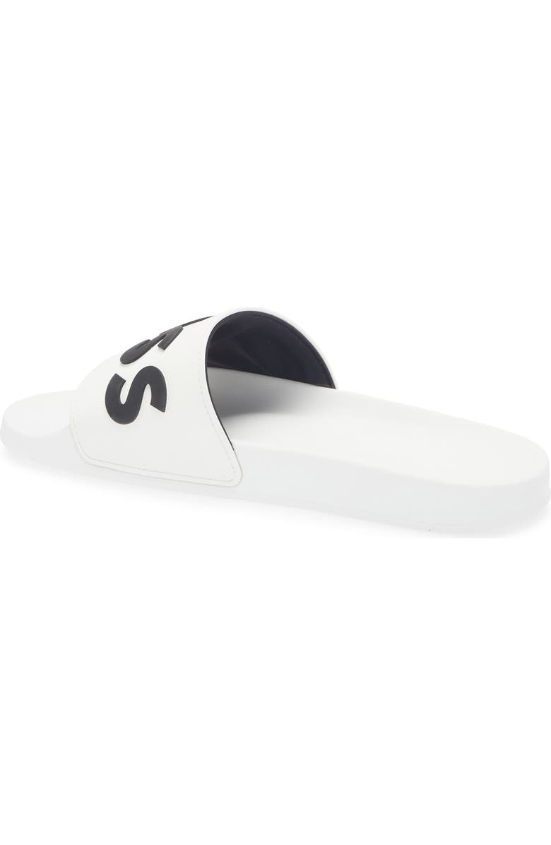 BOSS Kirk Slide Sandal, Alternate, color, White