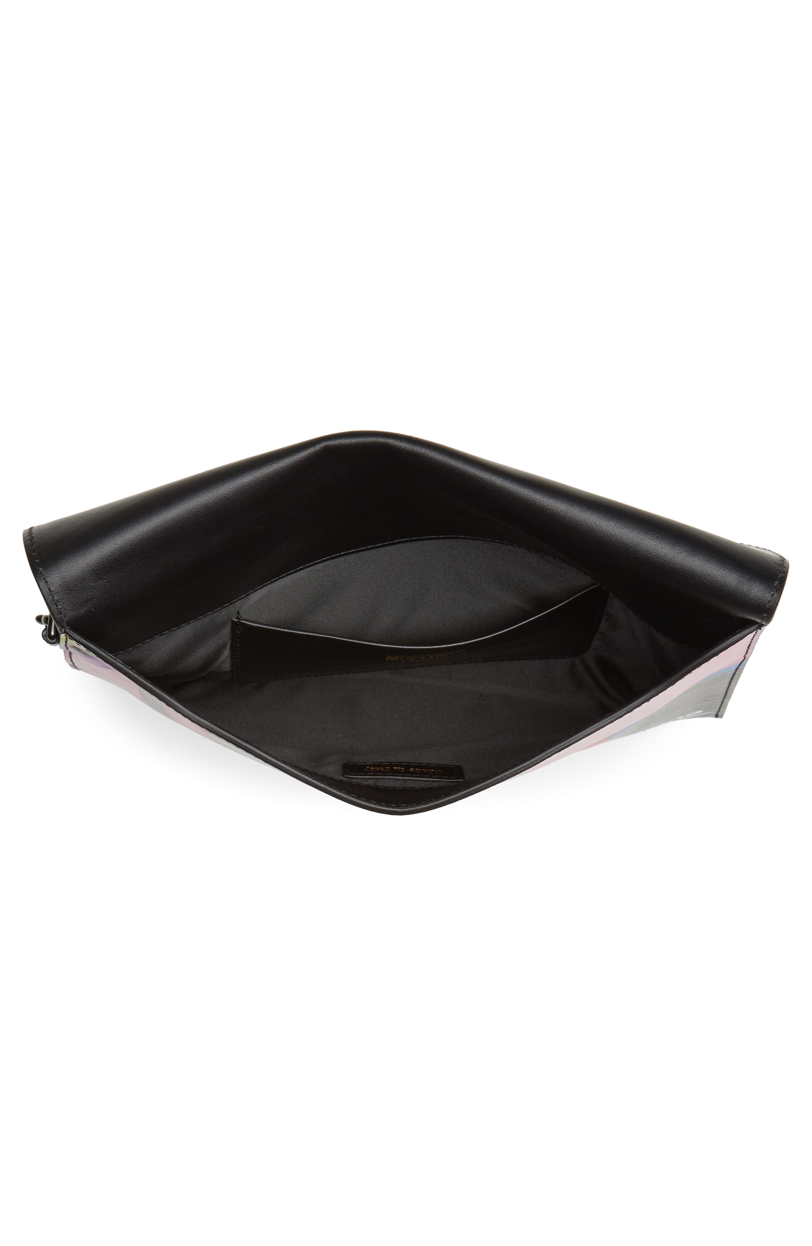 FERRAGAMO Salvatore Ferragamo Revival 3.0 Leather Zip Pouch, Alternate, color, 