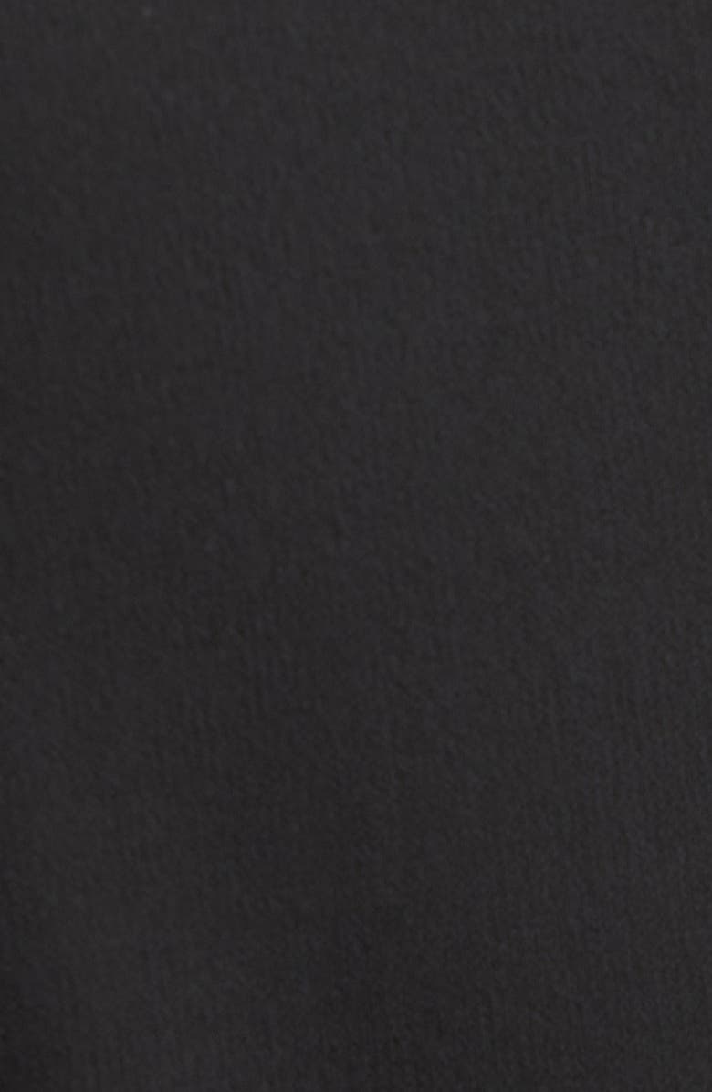 Jil Sander Back Slit Midi Dress, Alternate, color, Black