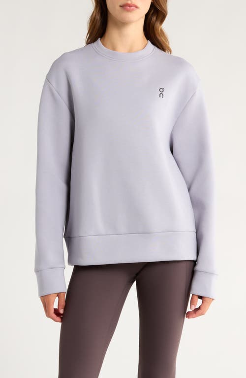 On Focus Tech Stretch-jersey Sweatshirt In Gray
