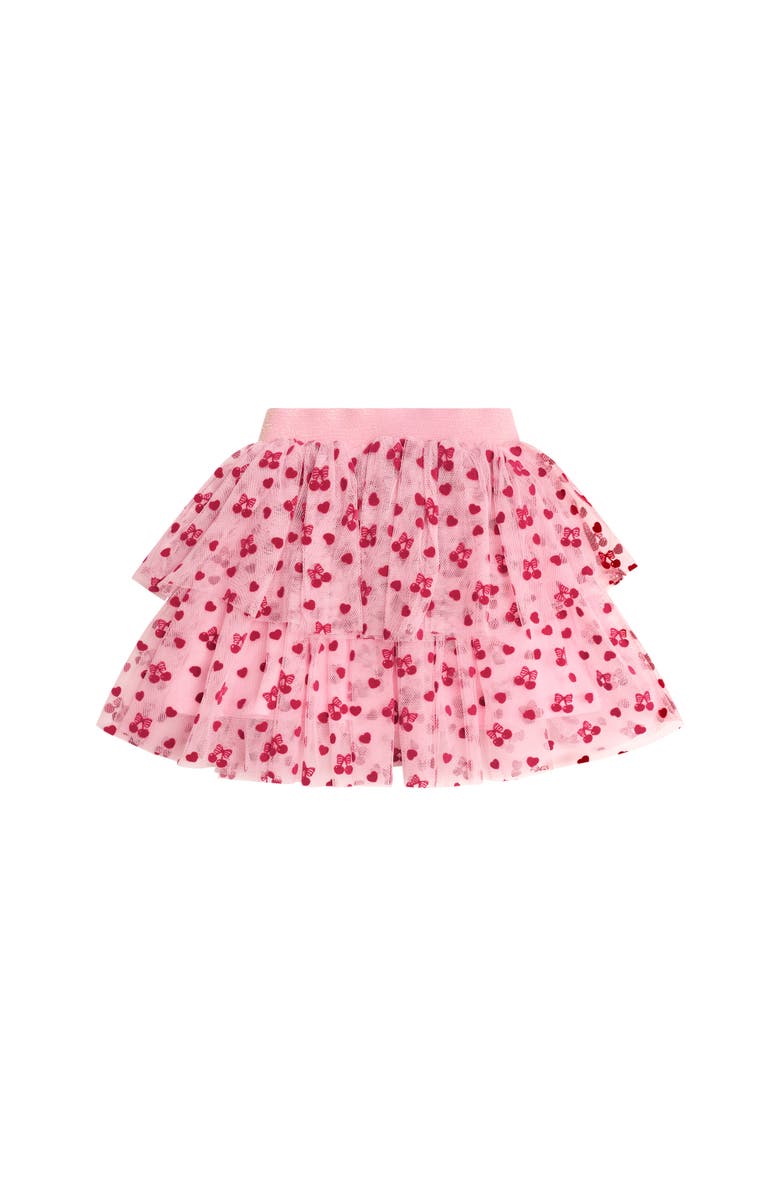 Huxbaby Cherry Pie Tulle Skirt, Alternate, color, Apricot