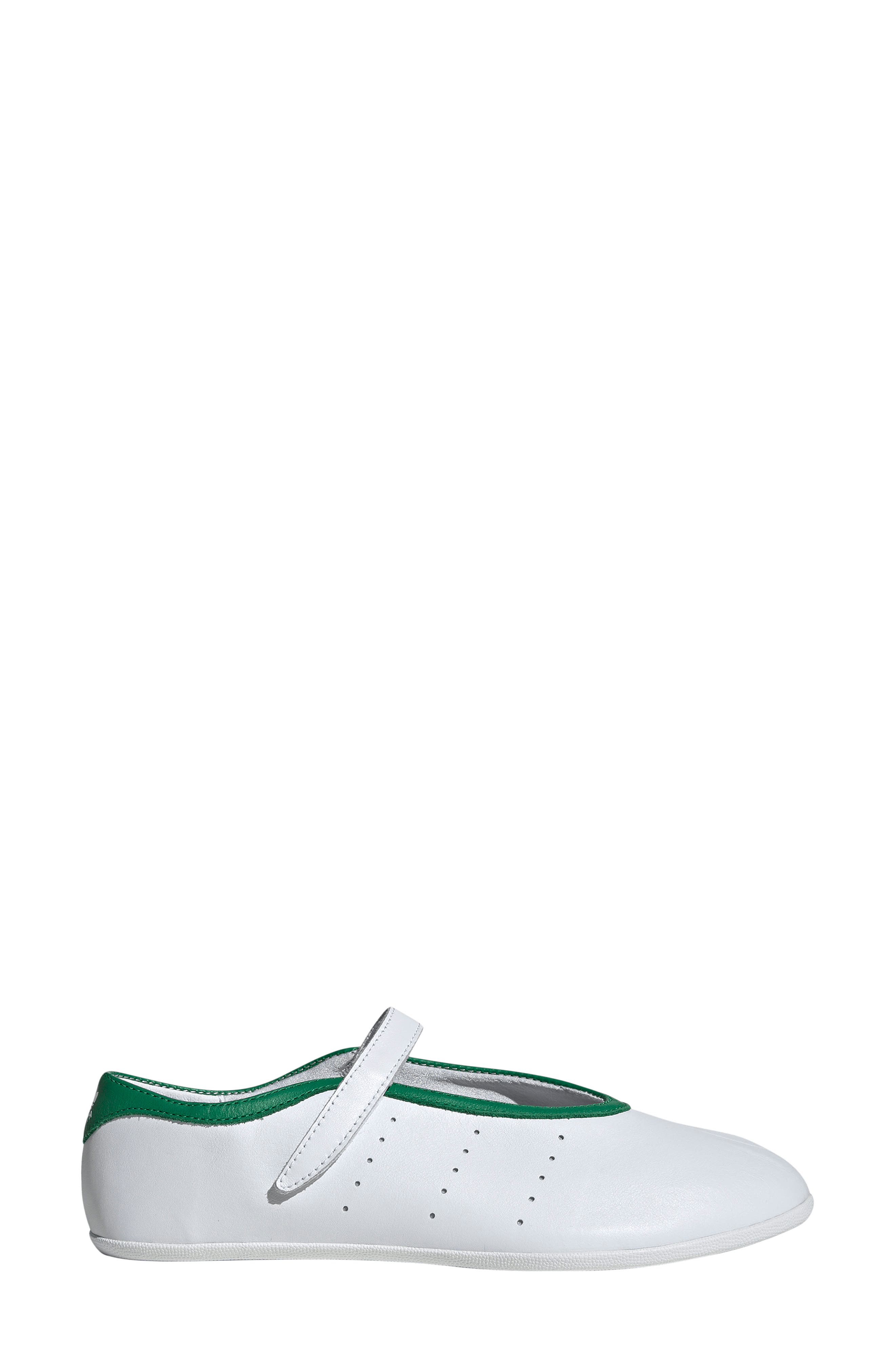 adidas Stan Smith Lo Ballet Sneaker, Alternate, color, Ftwr White/ Ftwr White/ Green